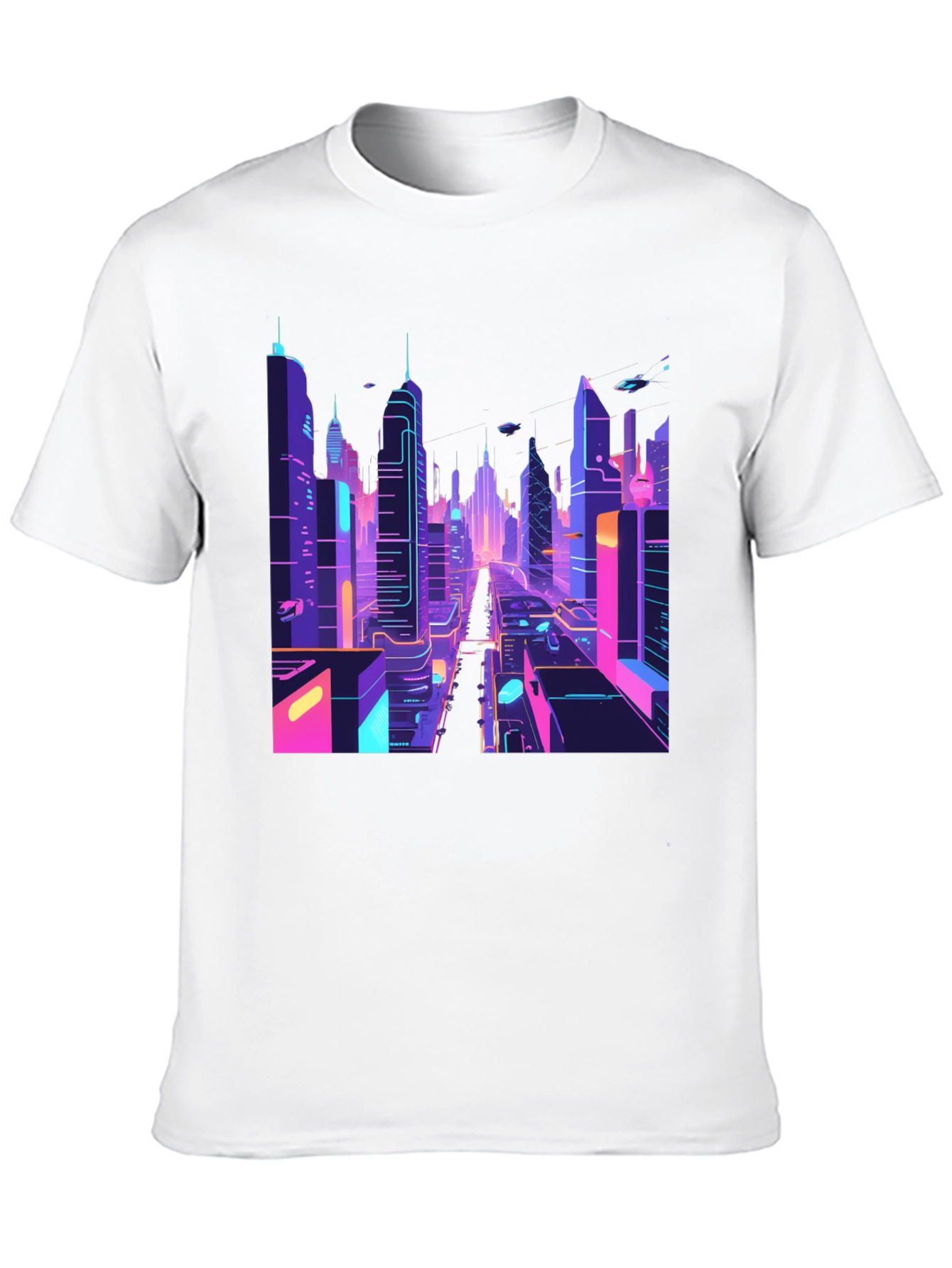 Cyberpunk Cityscape T-Shirt