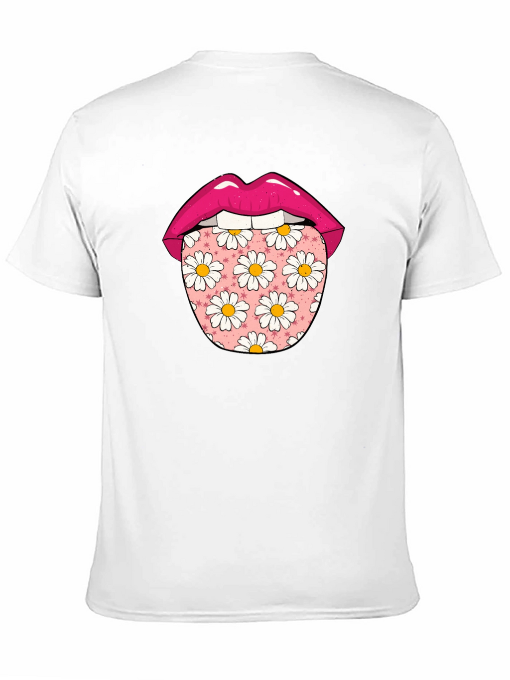 Daisy Tongue Graphic T-Shirt - Funky Black Tee