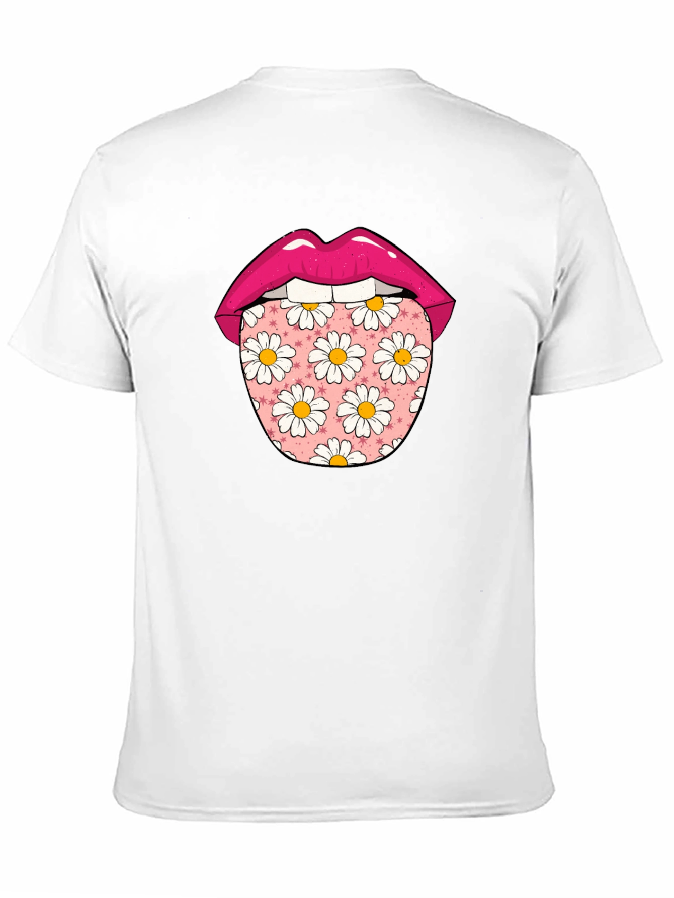 Daisy Tongue Graphic T-Shirt - Funky Black Tee