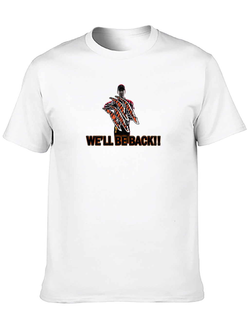 Well Be Back Black Graphic Tee