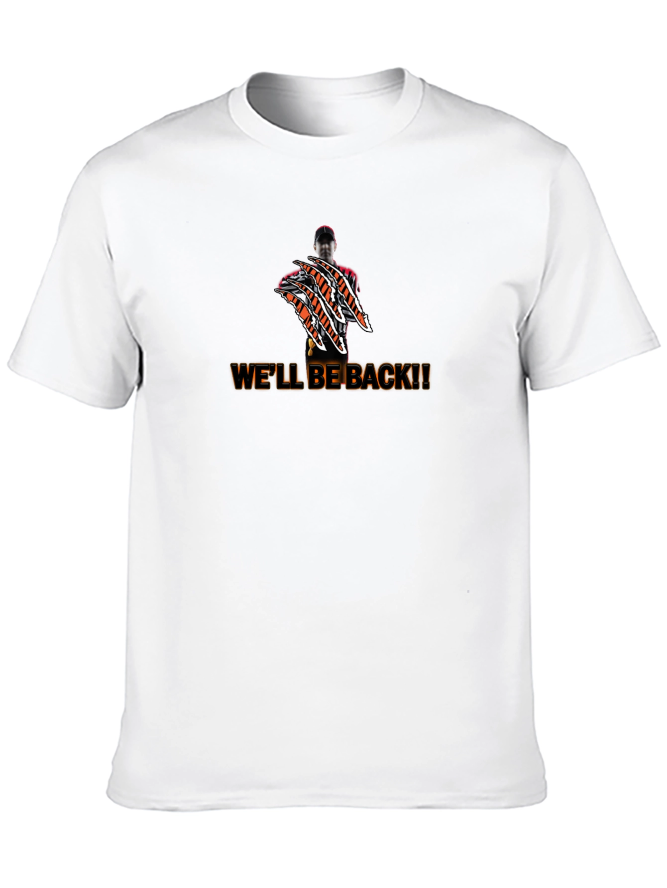 Well Be Back Black Graphic Tee