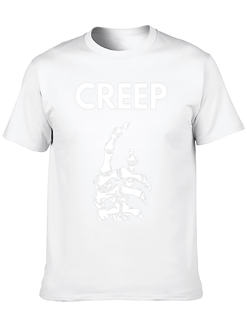 Creep Skeleton Hand Graphic T-Shirt