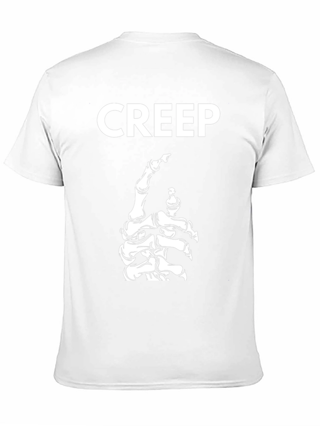 Creep Skeleton Hand Graphic T-Shirt