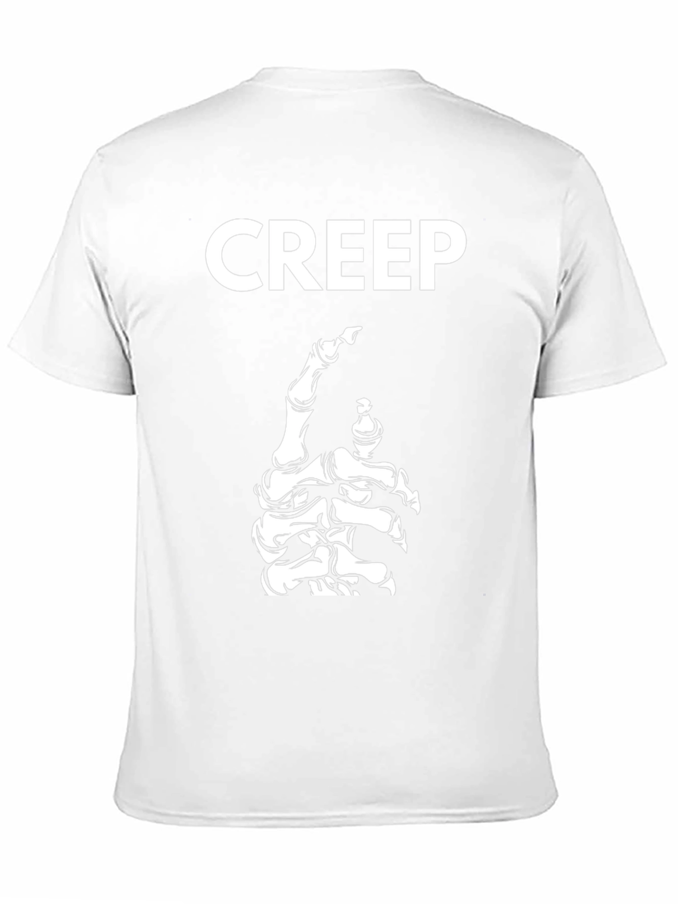 Creep Skeleton Hand Graphic T-Shirt
