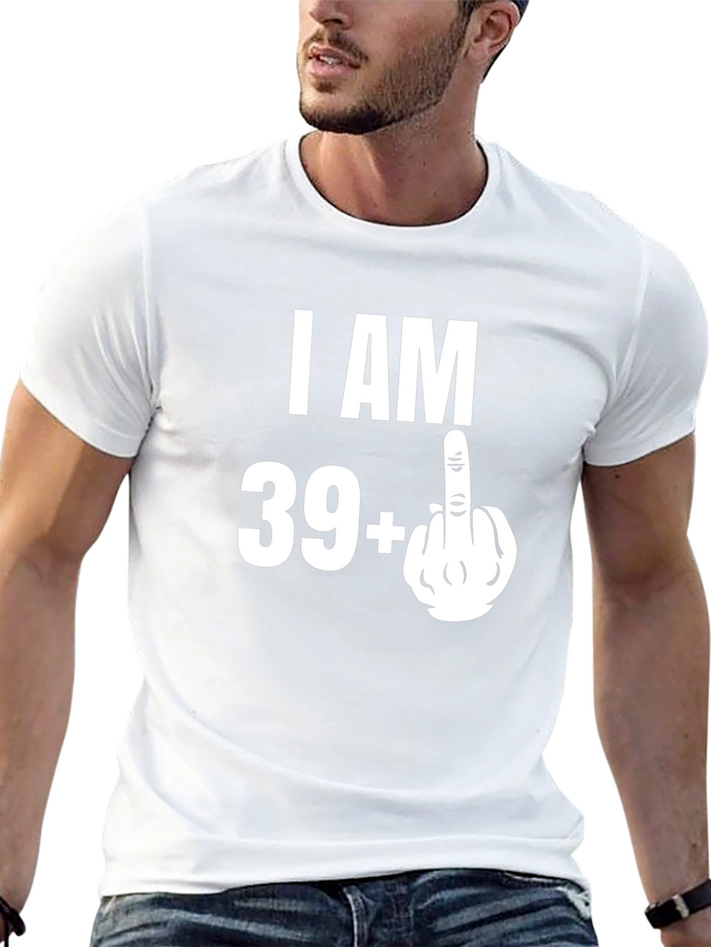 Funny 40th Birthday T-Shirt - I AM 39+1