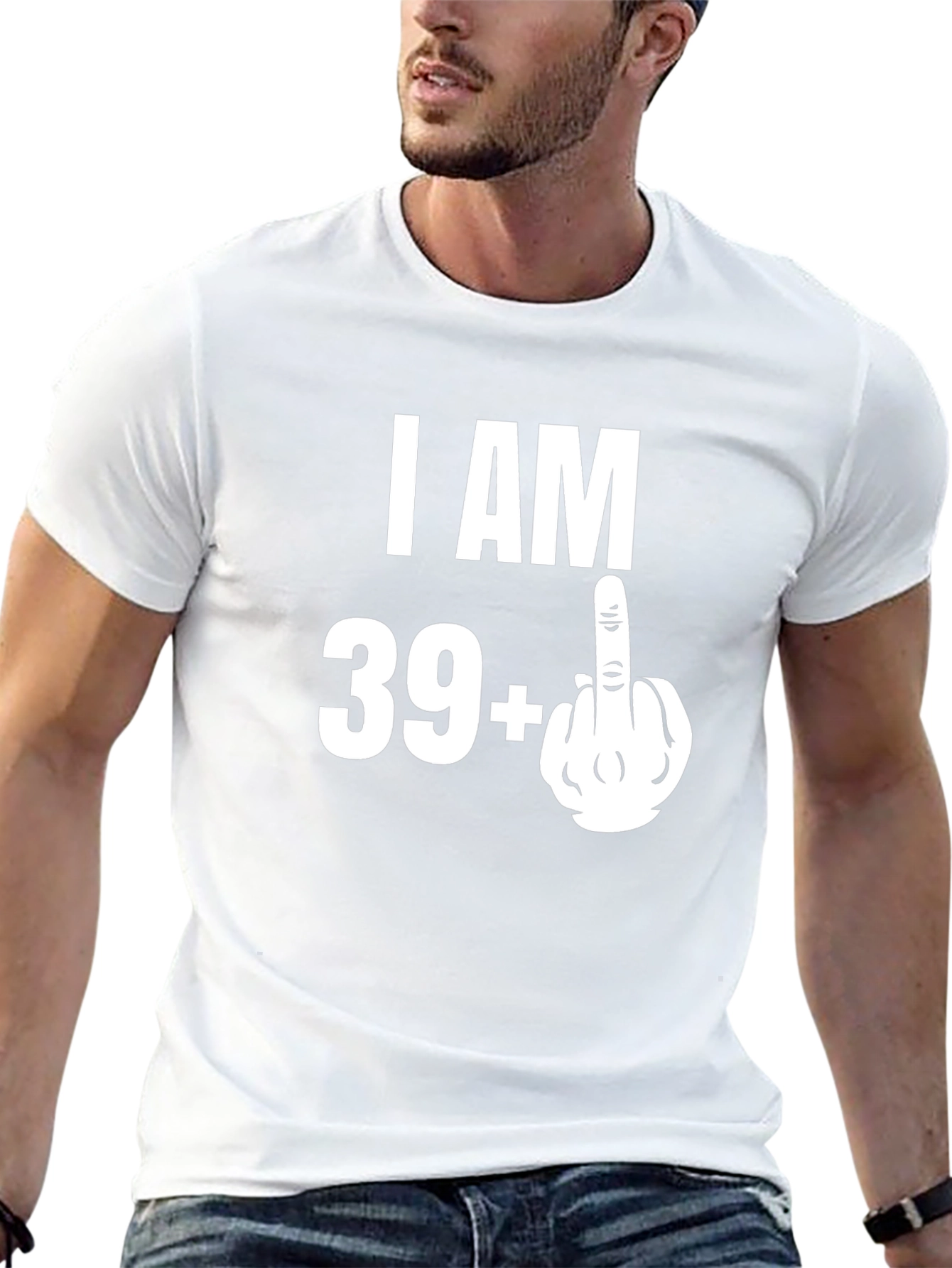 Funny 40th Birthday T-Shirt - I AM 39+1