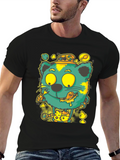 Cartoon Cat Graphic Tee