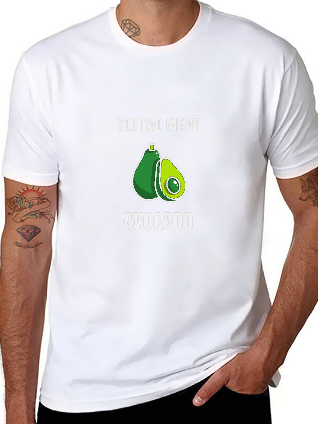 Avocado Graphic T-Shirt Funny Foodie Tee