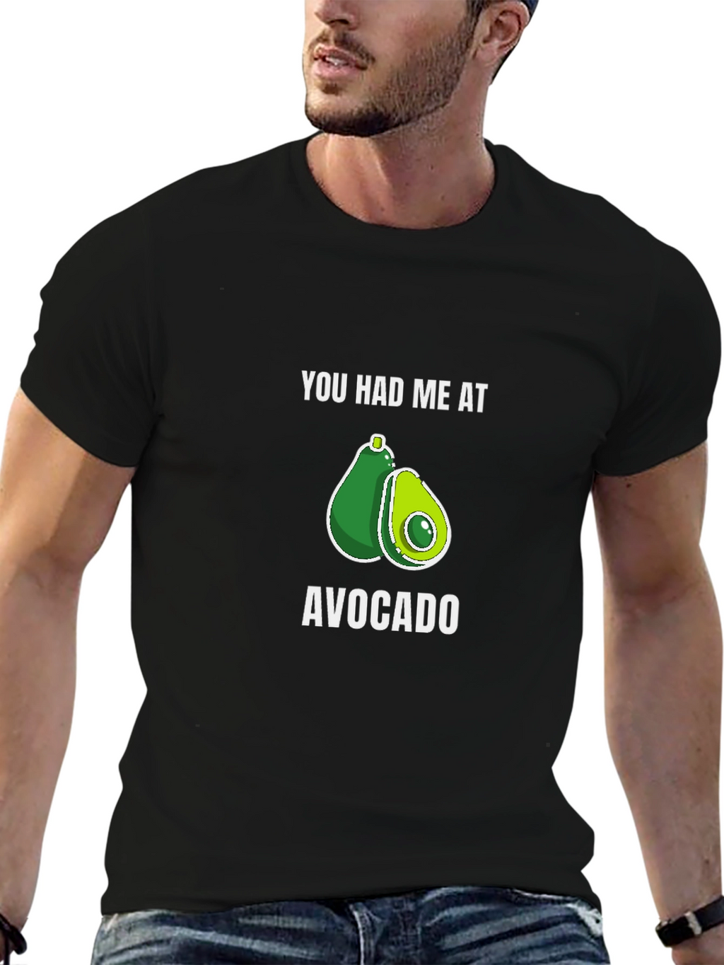 Avocado Graphic T-Shirt Funny Foodie Tee