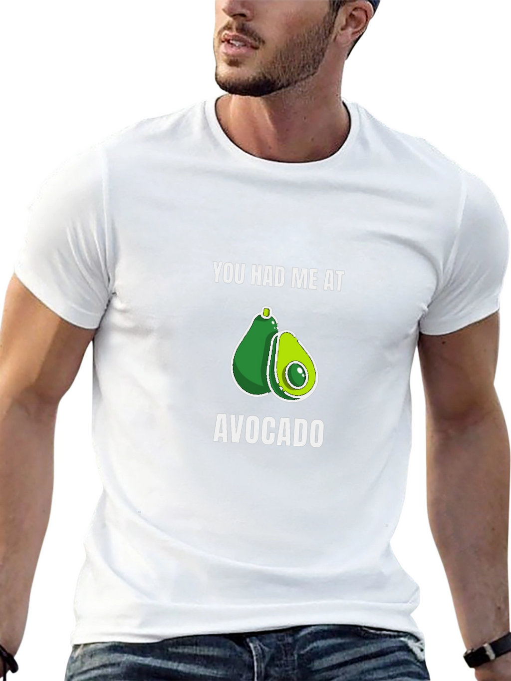 Avocado Graphic T-Shirt Funny Foodie Tee