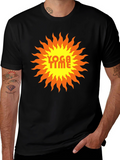 Yoga Time Graphic Tee - Sunburst Design