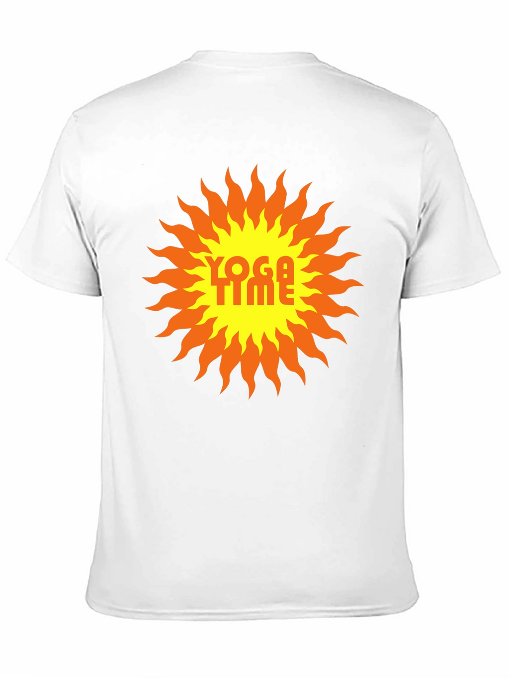 Yoga Time Graphic Tee - Sunburst Design