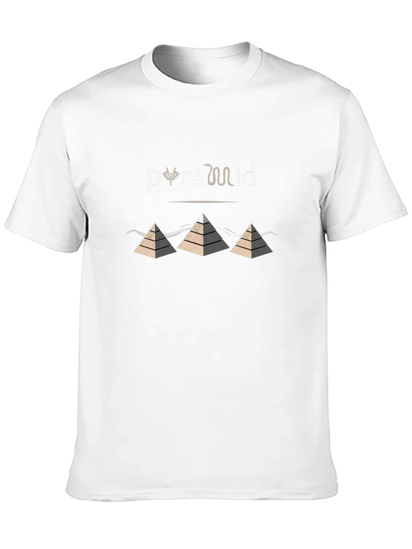 Pyramid Graphic T-Shirt - Stylish Cotton Tee