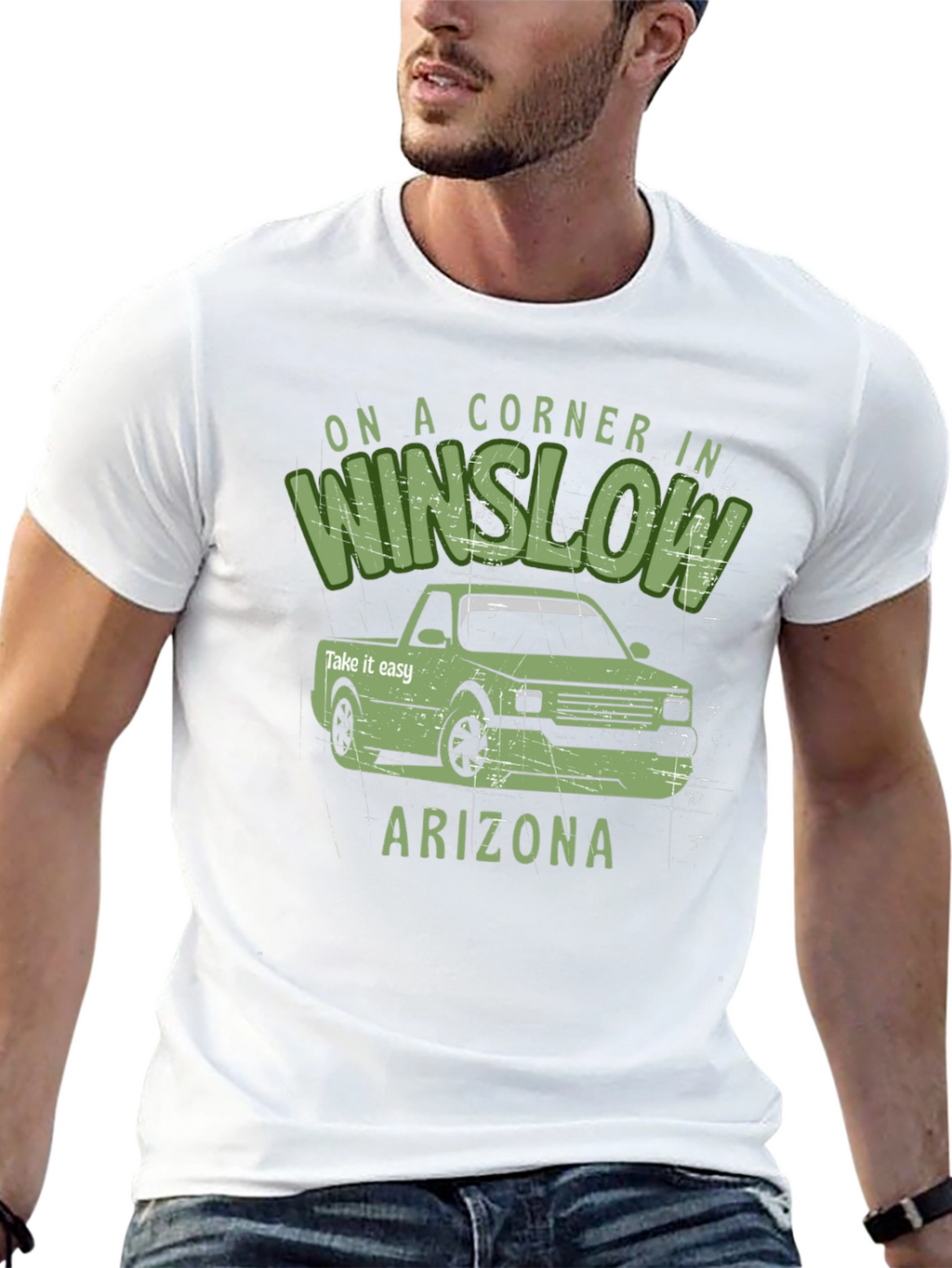 Winslow Arizona T-Shirt - Retro Design