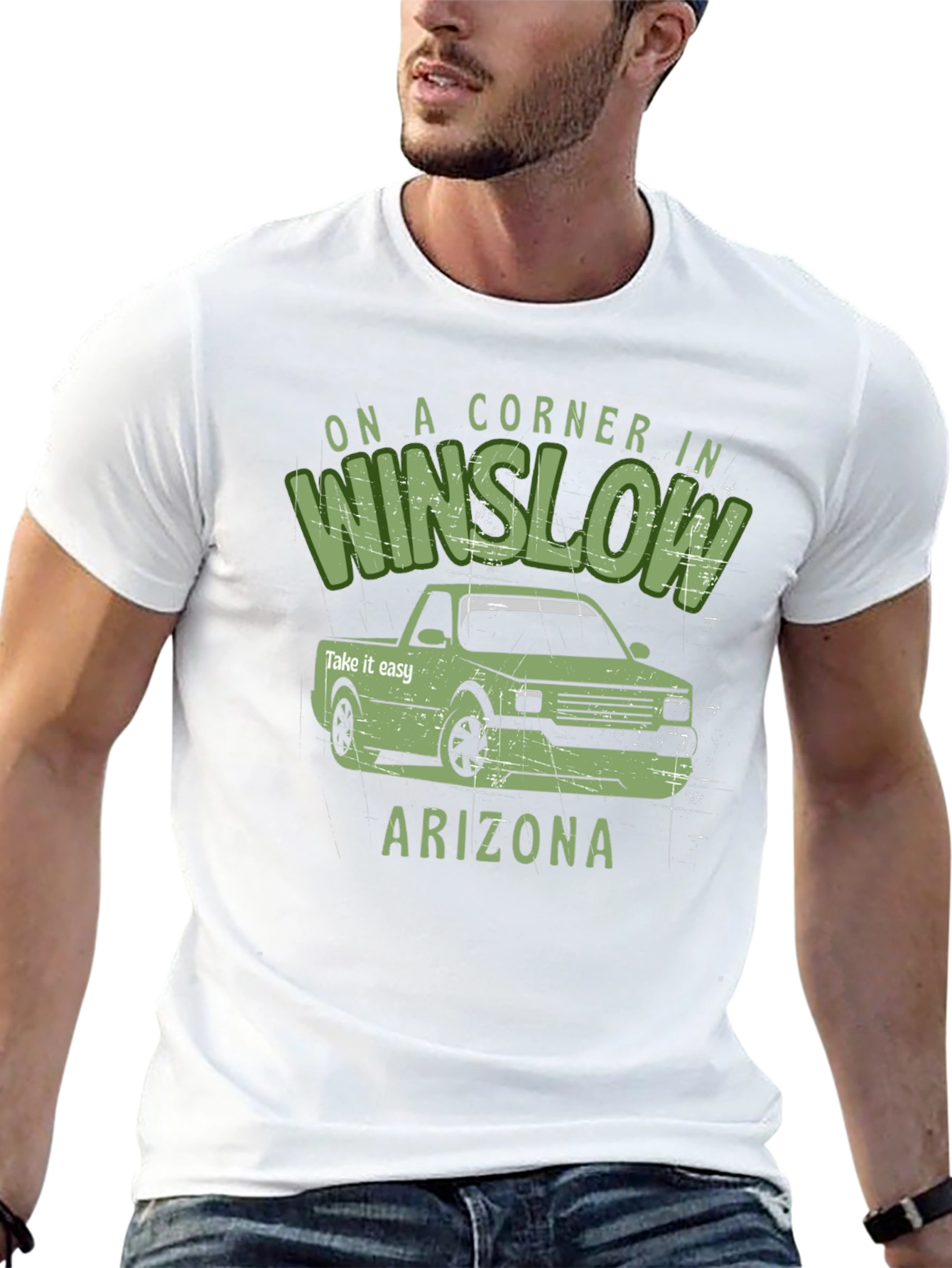 Winslow Arizona T-Shirt - Retro Design