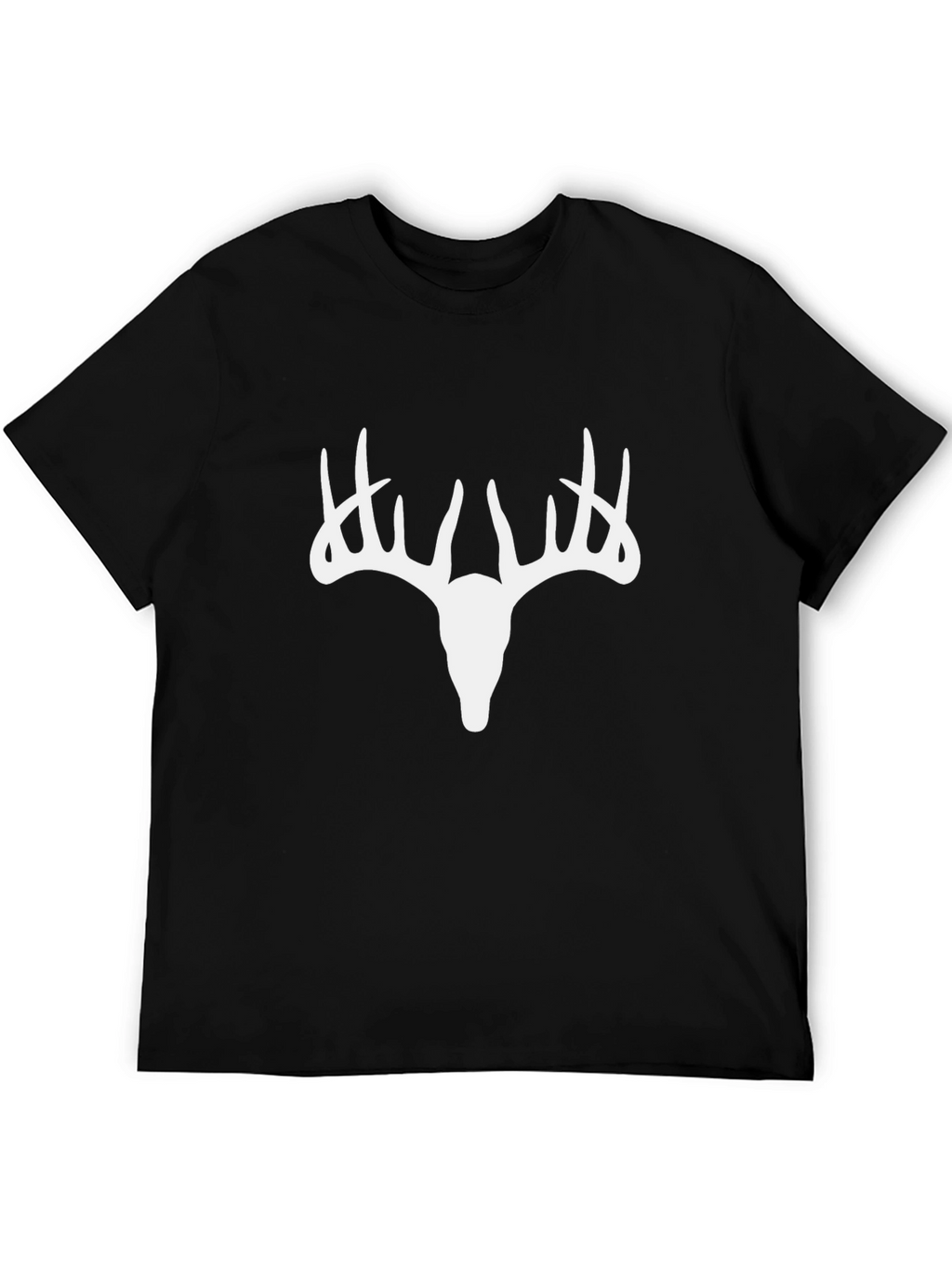 Buck Head Graphic Tee - Black Cotton Blend