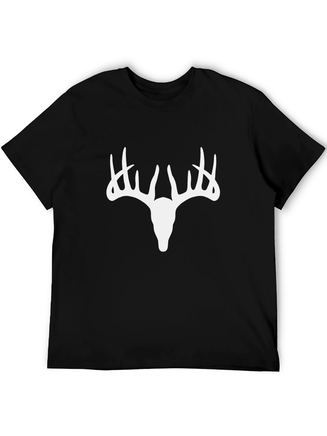 Buck Head Graphic Tee - Black Cotton Blend