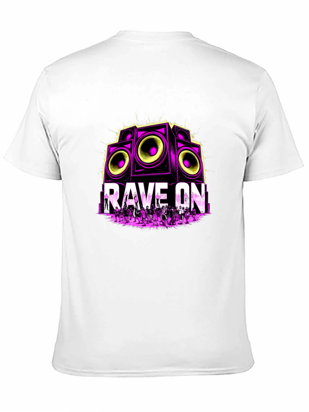 Rave On Graphic T-Shirt EDM Music Festival Tee