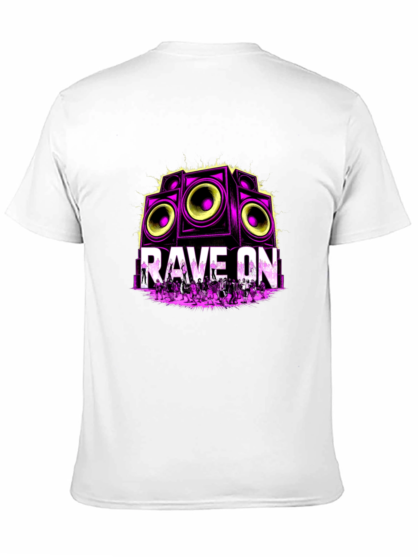 Rave On Graphic T-Shirt EDM Music Festival Tee
