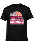 No Fear No Limits Car Graphic T-Shirt