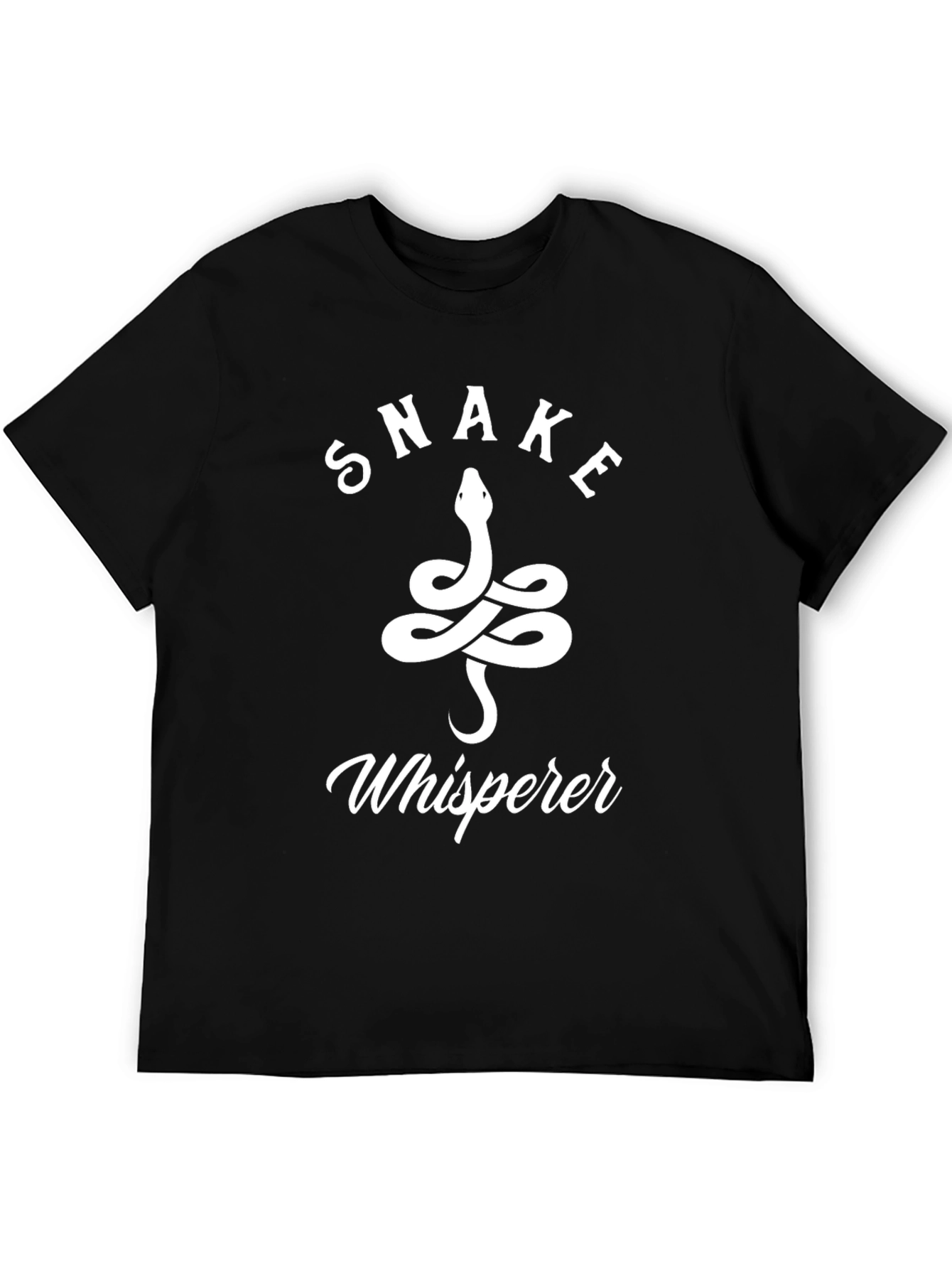Snake Whisperer Graphic T-Shirt - Black