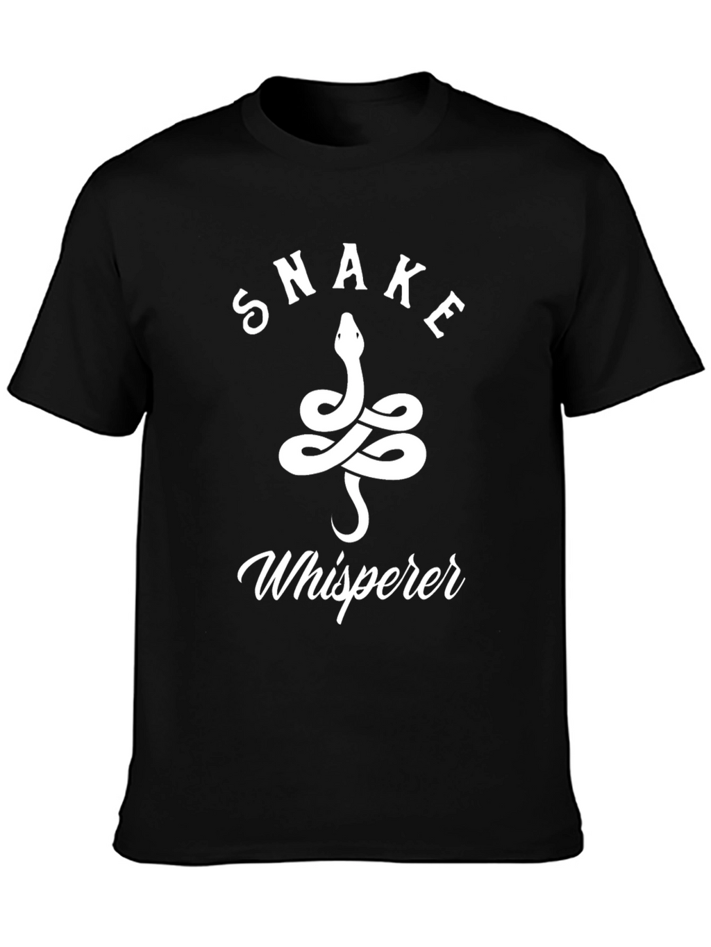 Snake Whisperer Graphic T-Shirt - Black