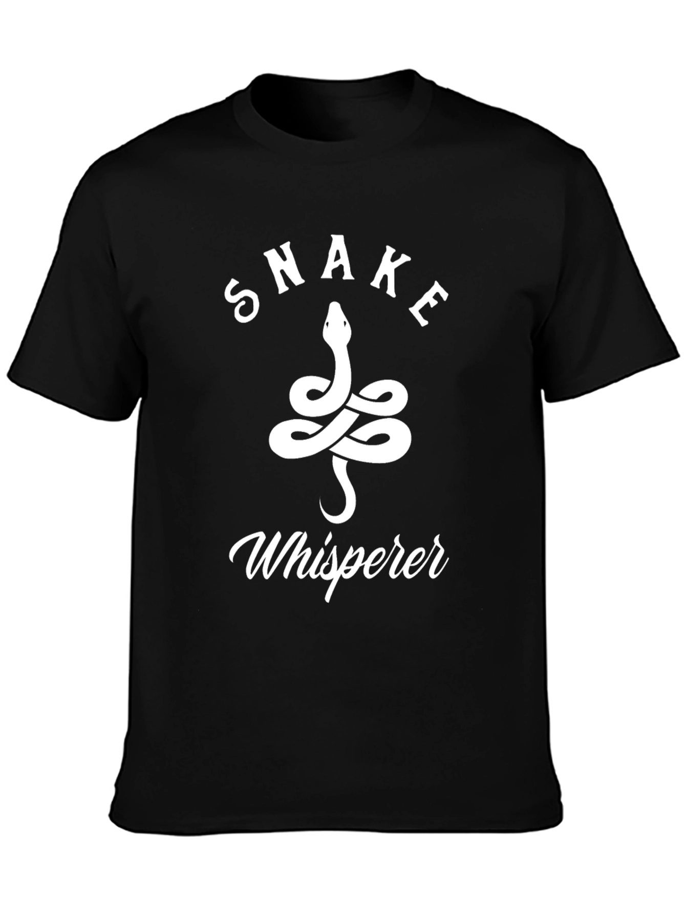 Snake Whisperer Graphic T-Shirt - Black