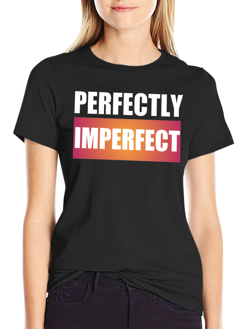 Perfectly Imperfect Graphic Print T-Shirt