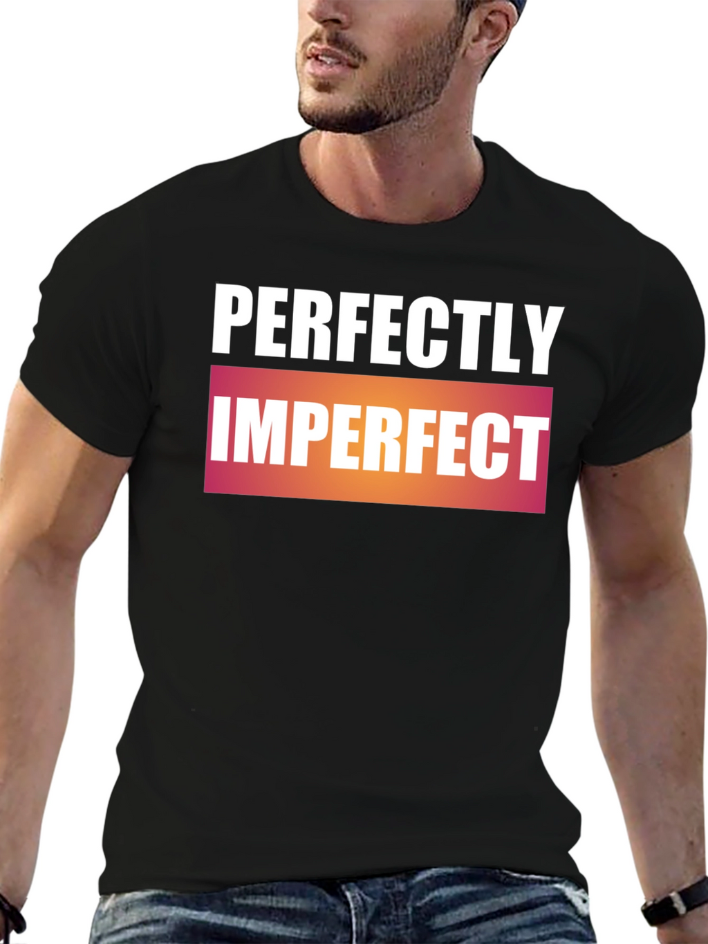 Perfectly Imperfect Graphic Print T-Shirt