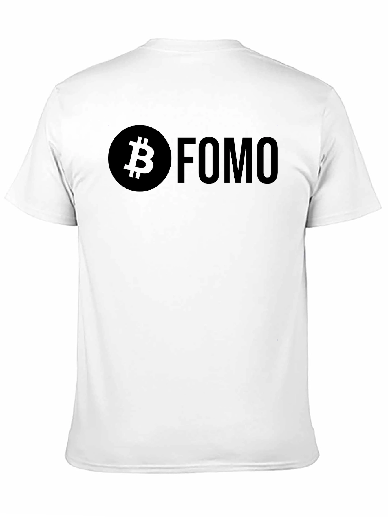 Bitcoin FOMO Black T-Shirt - Crypto Investor Apparel