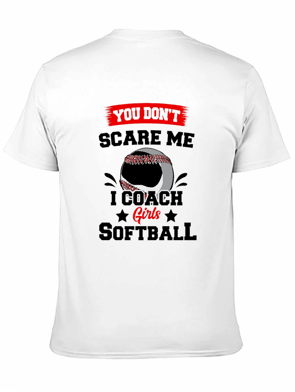 I Coach Girls Softball T-Shirt