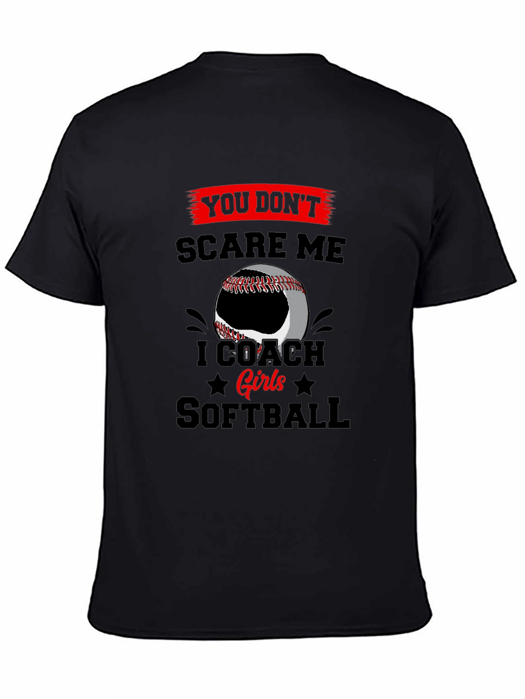 I Coach Girls Softball T-Shirt