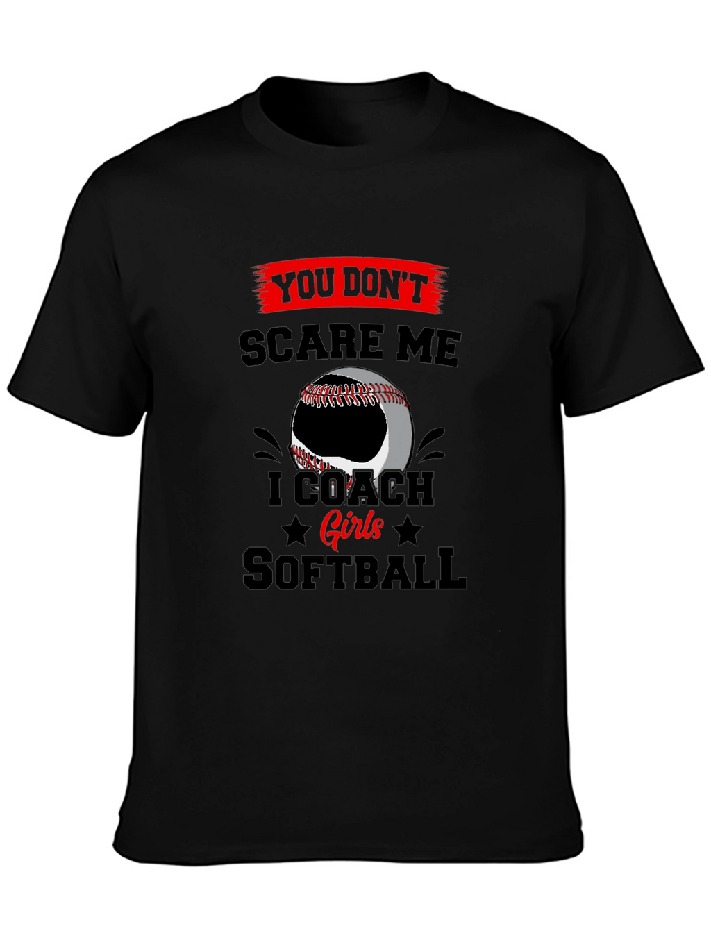 I Coach Girls Softball T-Shirt