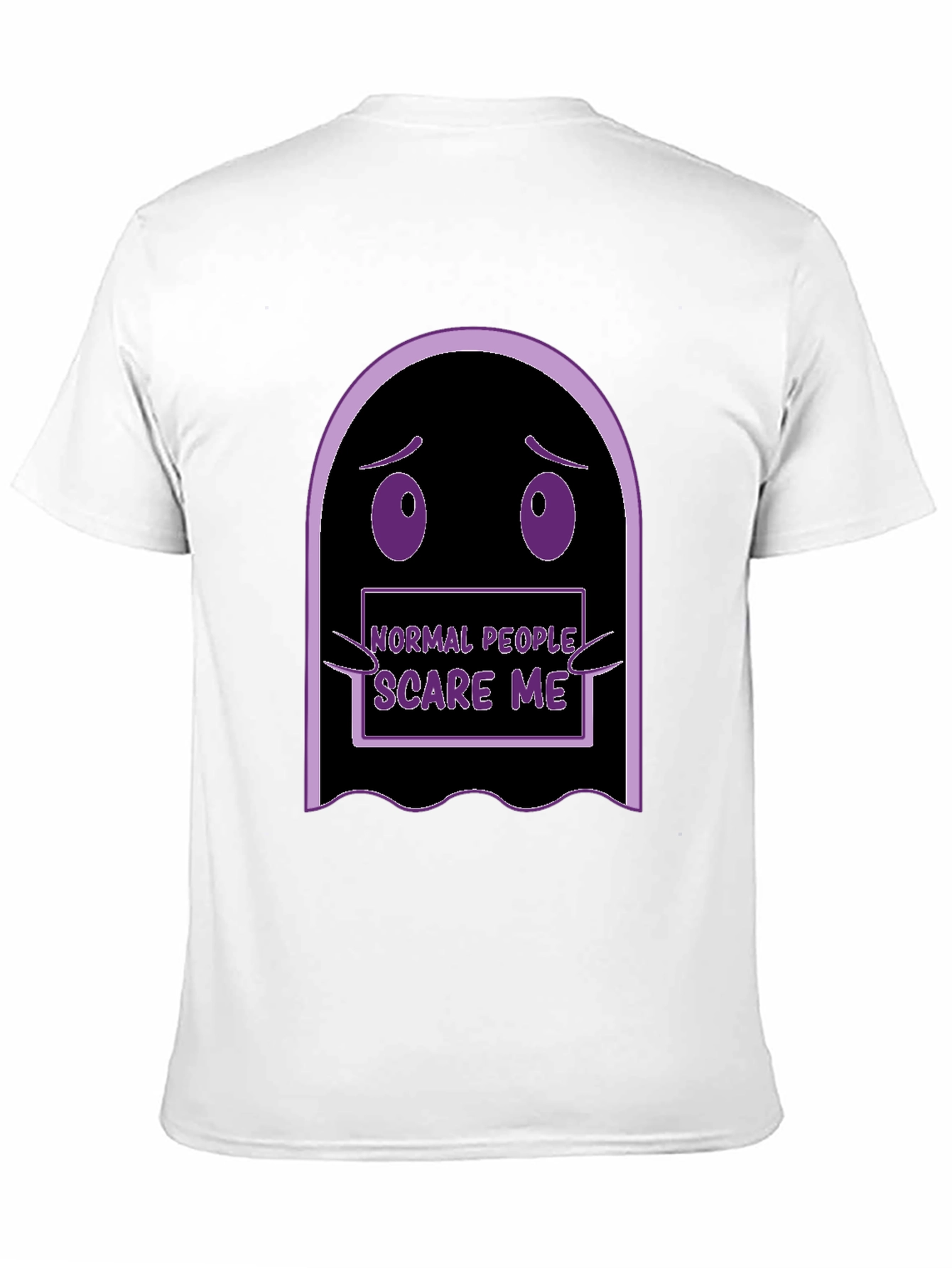 Normal People Scare Me Funny Ghost T-Shirt