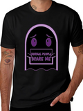 Normal People Scare Me Funny Ghost T-Shirt