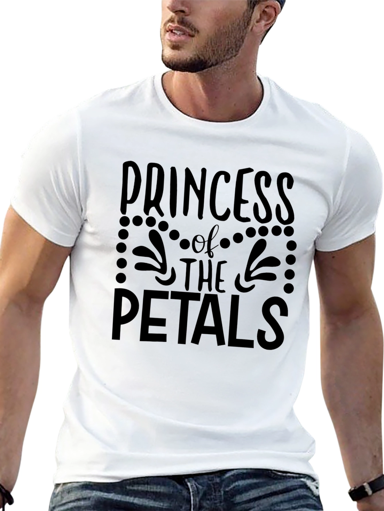 Princess of the Petals Graphic Tee - Black