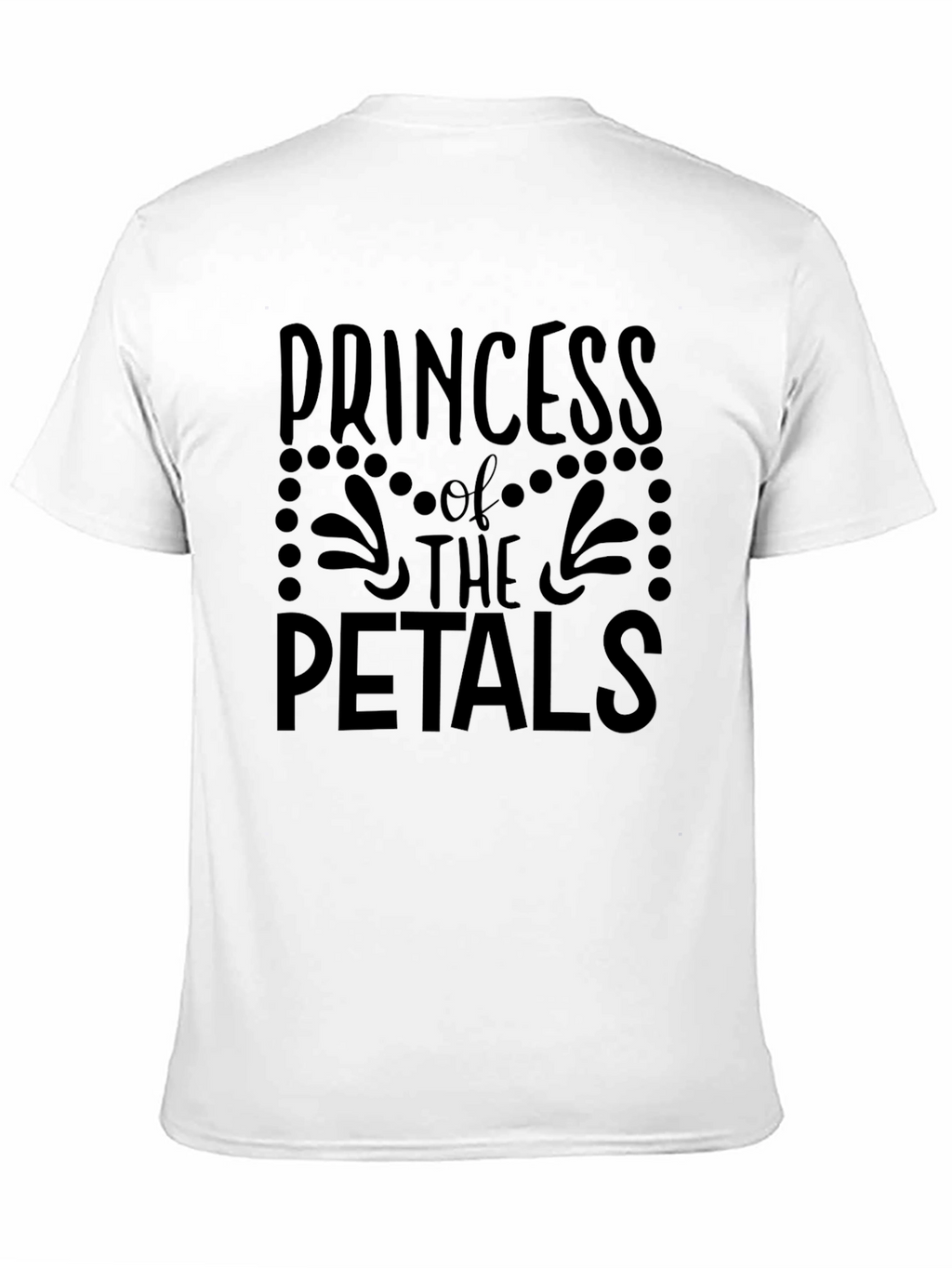 Princess of the Petals Graphic Tee - Black