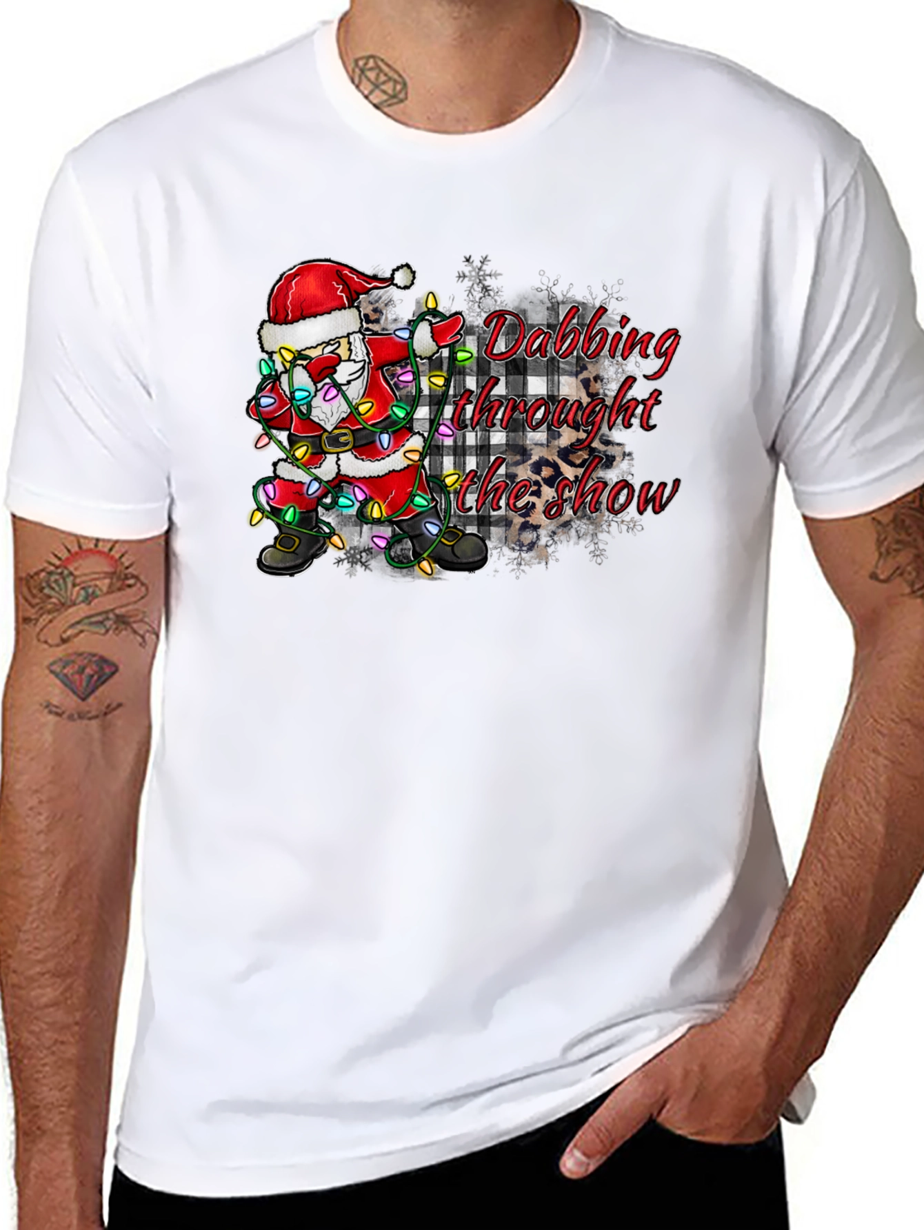 Dabbing Santa Christmas T-Shirt