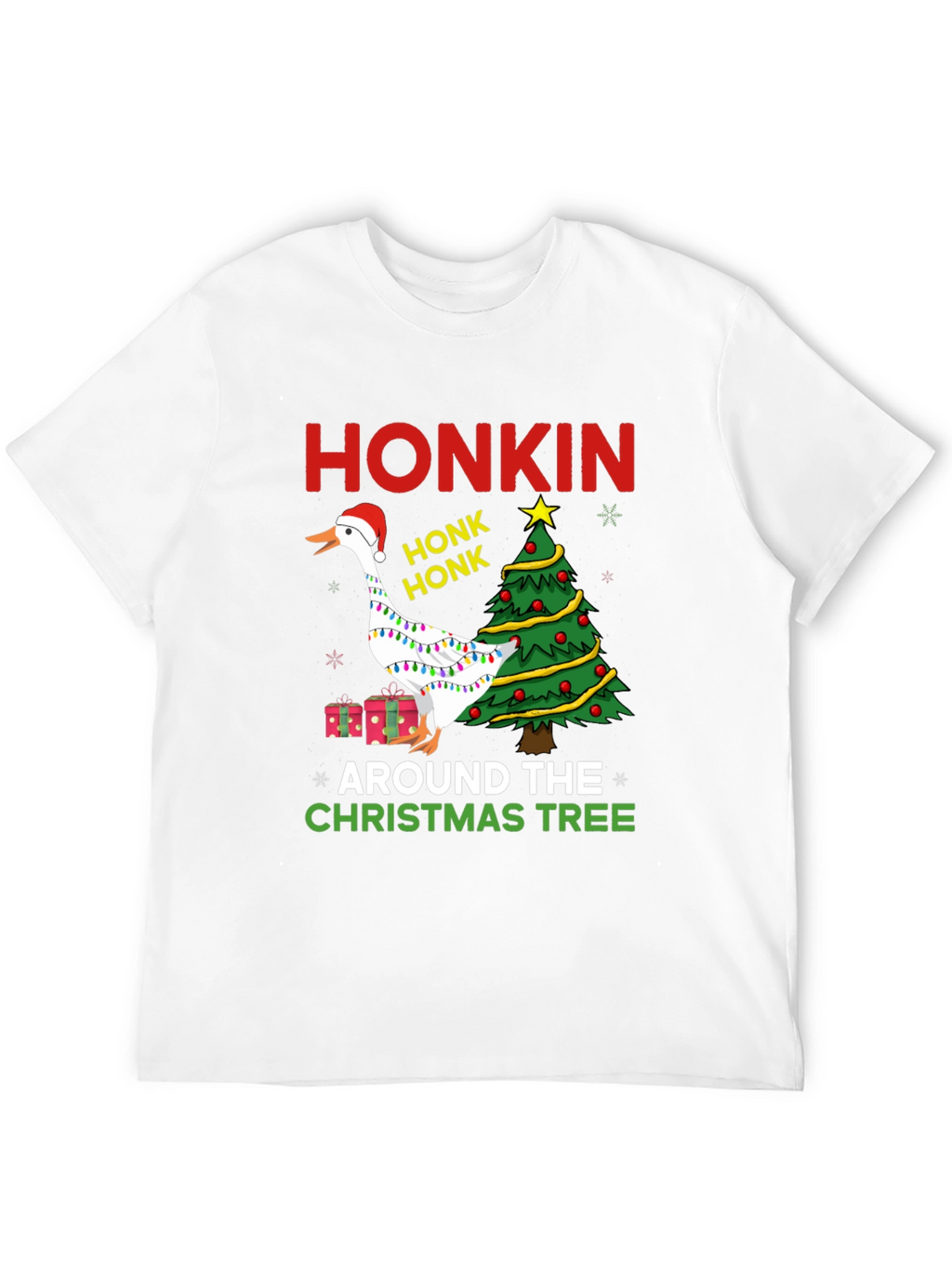 Honkin Around the Christmas Tree T-Shirt