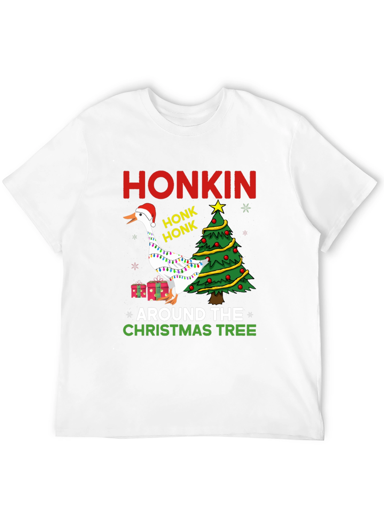 Honkin Around the Christmas Tree T-Shirt