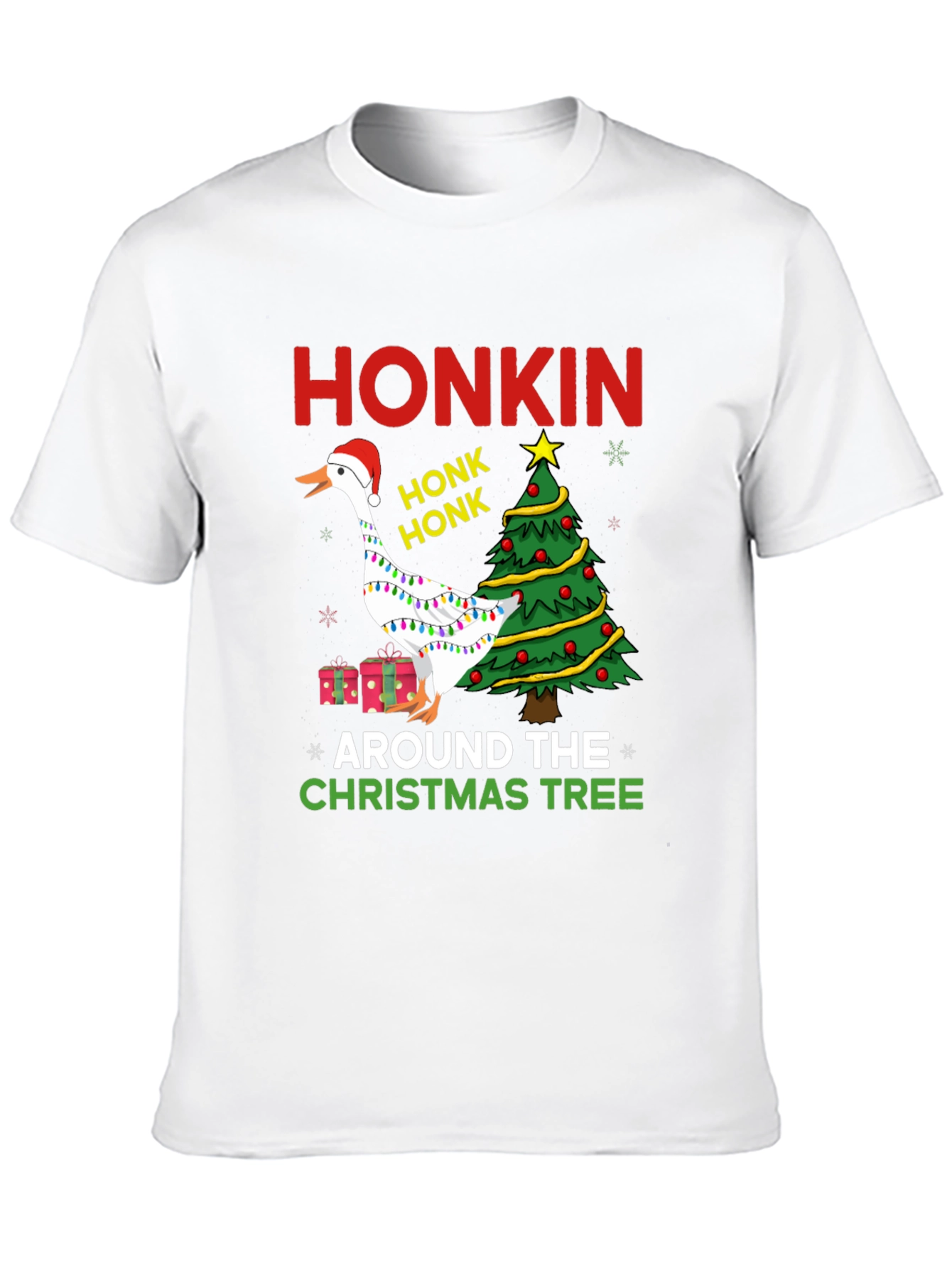 Honkin Around the Christmas Tree T-Shirt