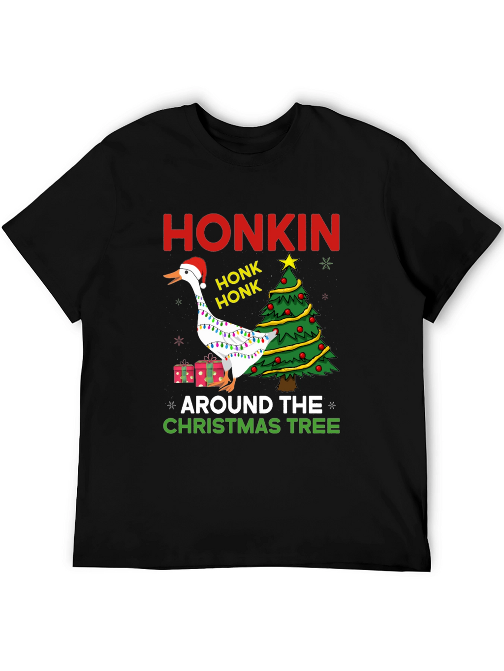 Honkin Around the Christmas Tree T-Shirt