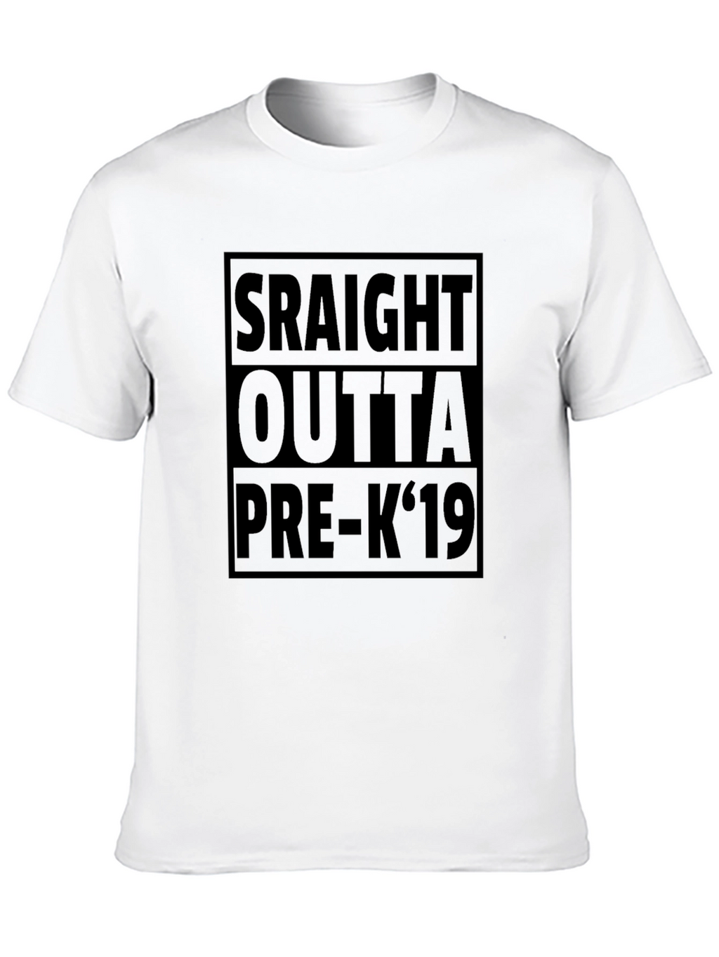 Straight Outta Pre-K 19 Graphic T-Shirt