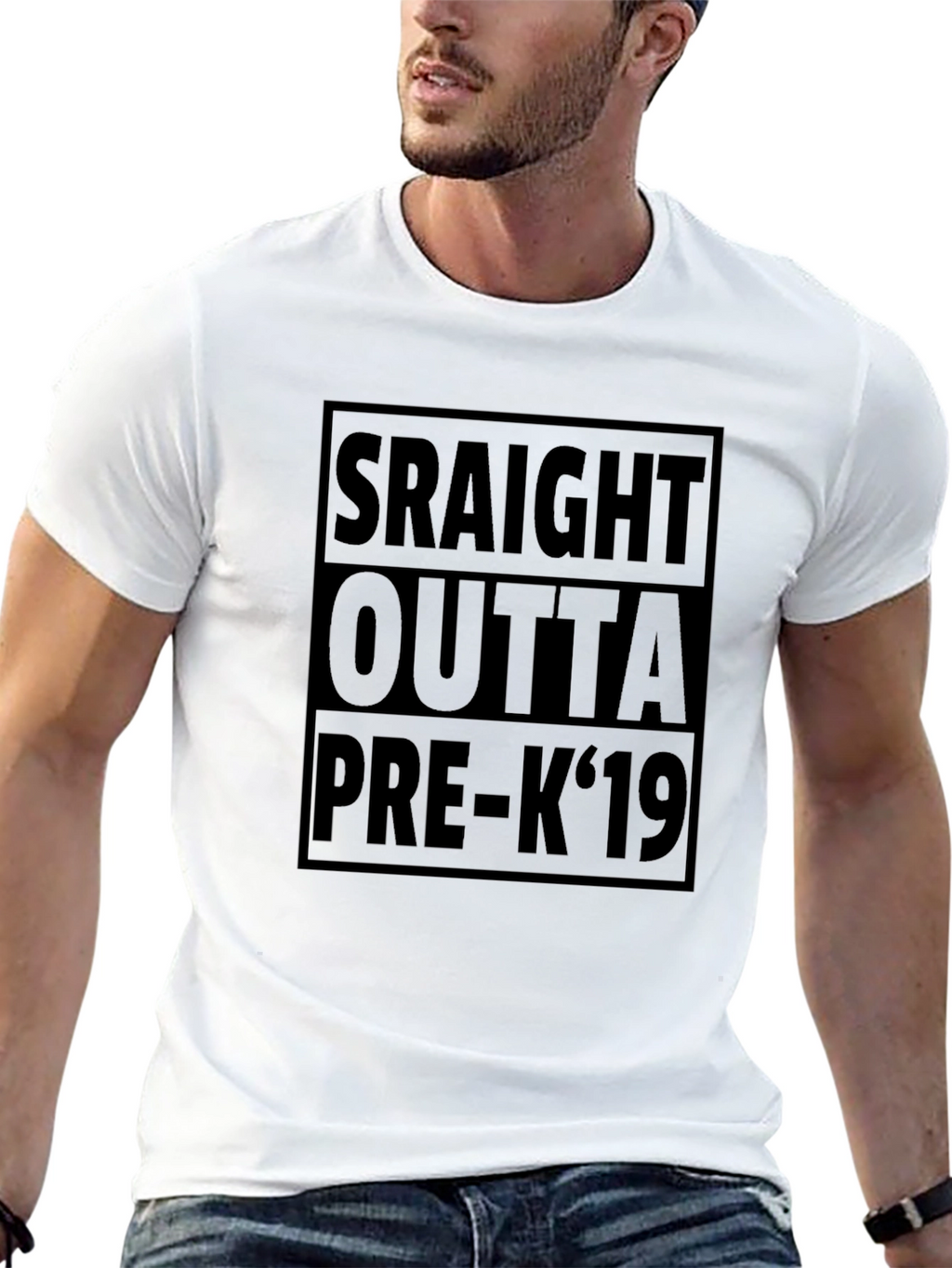 Straight Outta Pre-K 19 Graphic T-Shirt