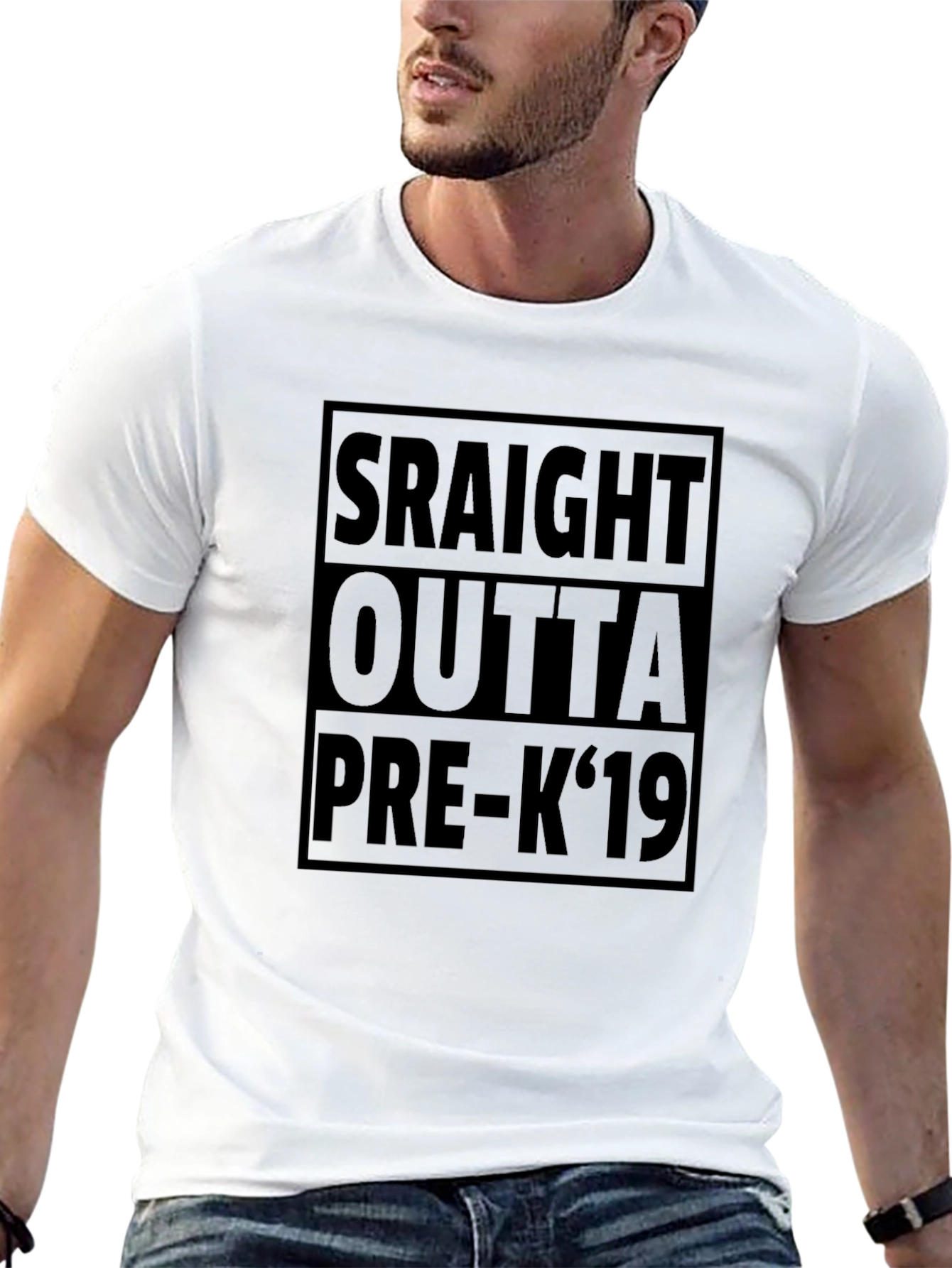 Straight Outta Pre-K 19 Graphic T-Shirt
