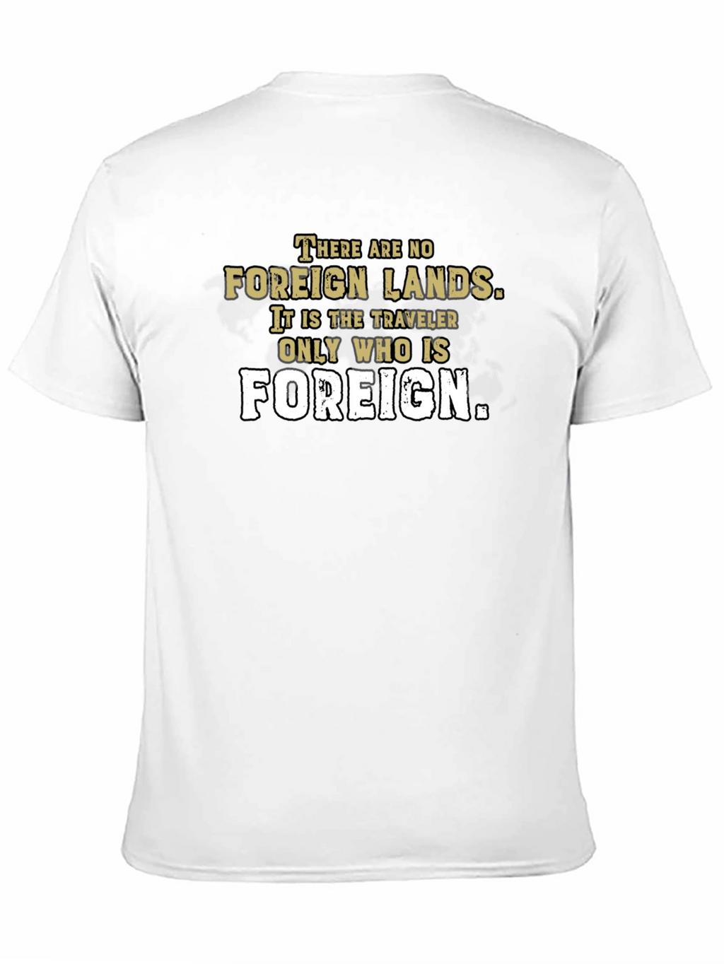 Foreign Lands Traveler T-Shirt - Black Graphic Tee