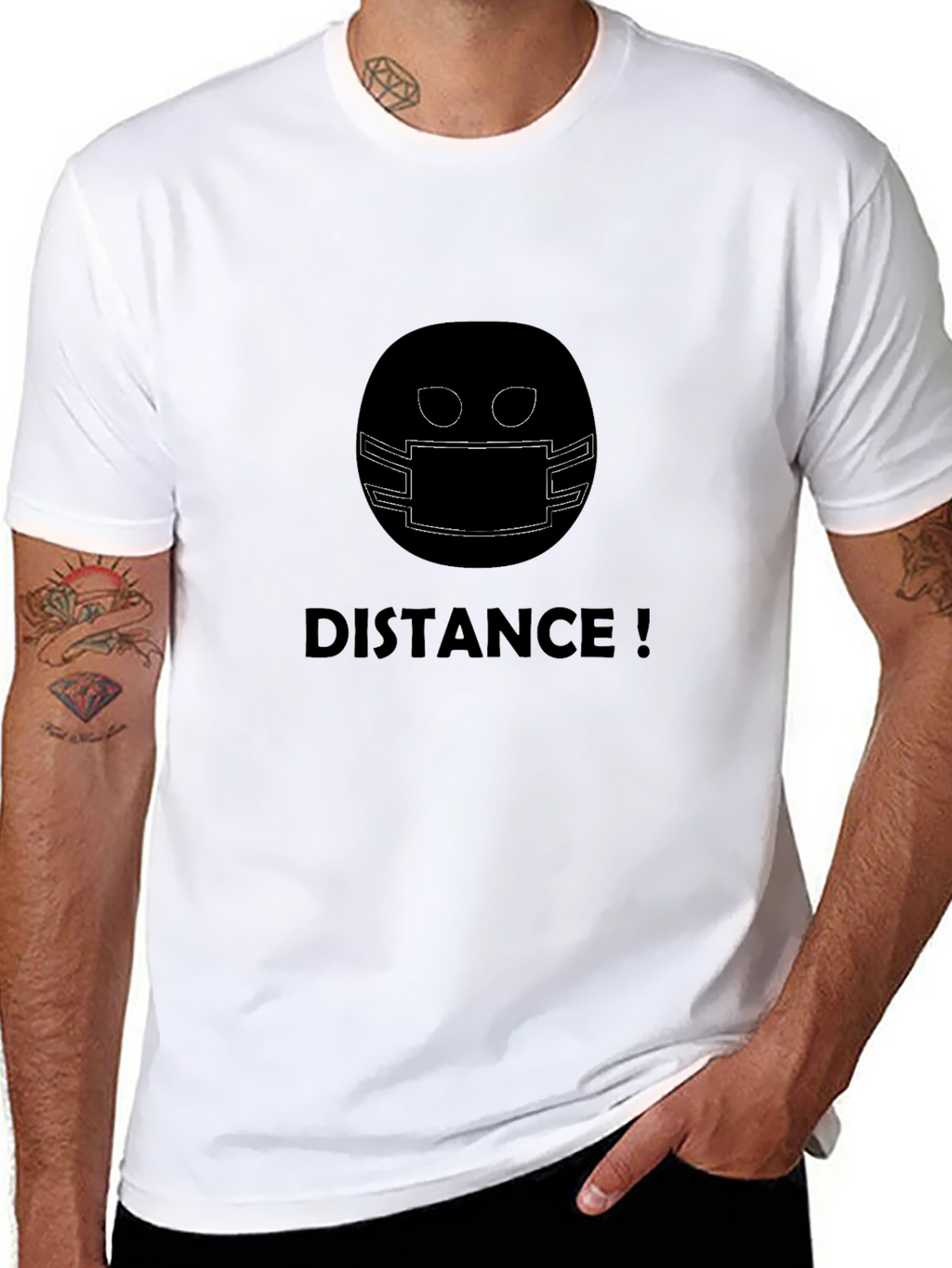 Distance! Graphic Tee - Stay Safe in Style
