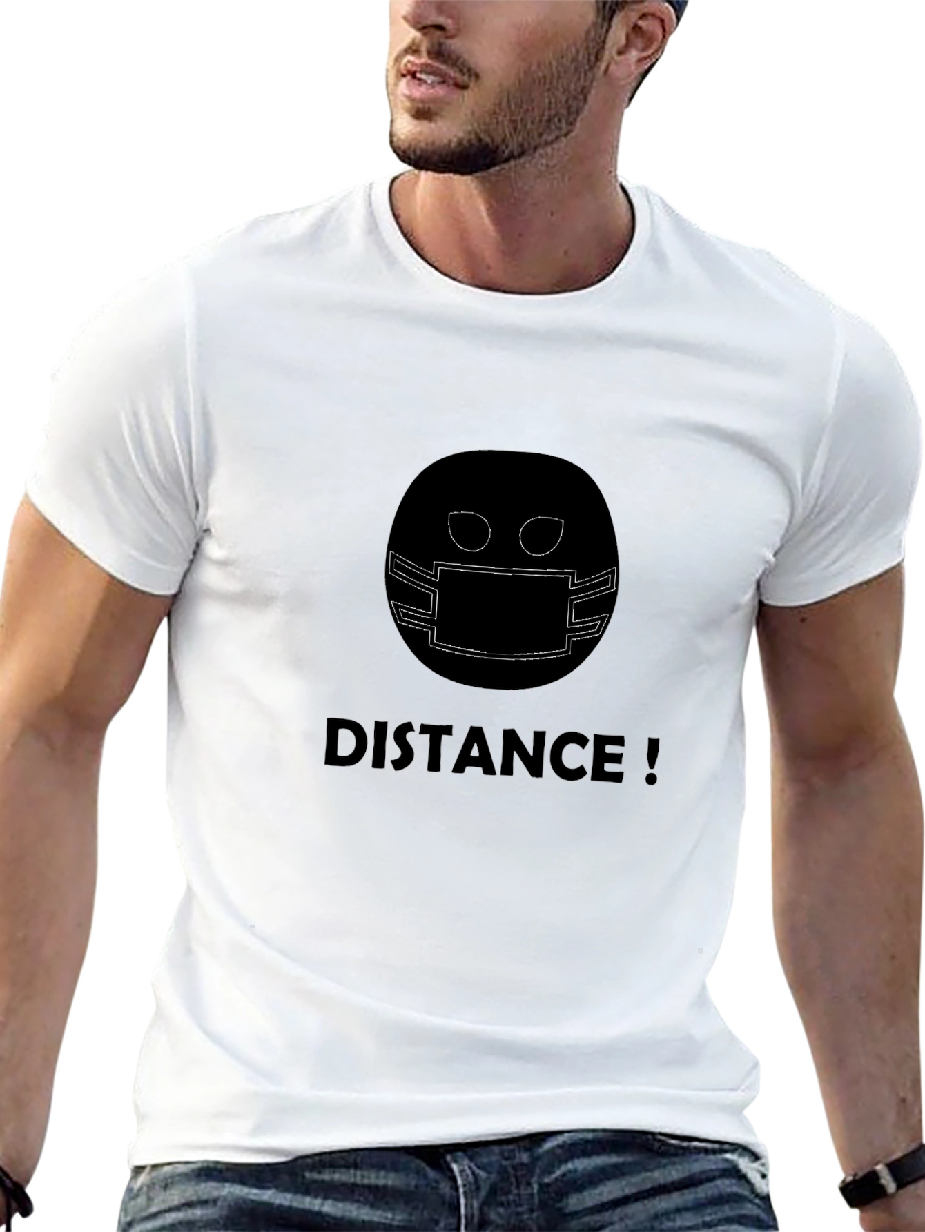 Distance! Graphic Tee - Stay Safe in Style