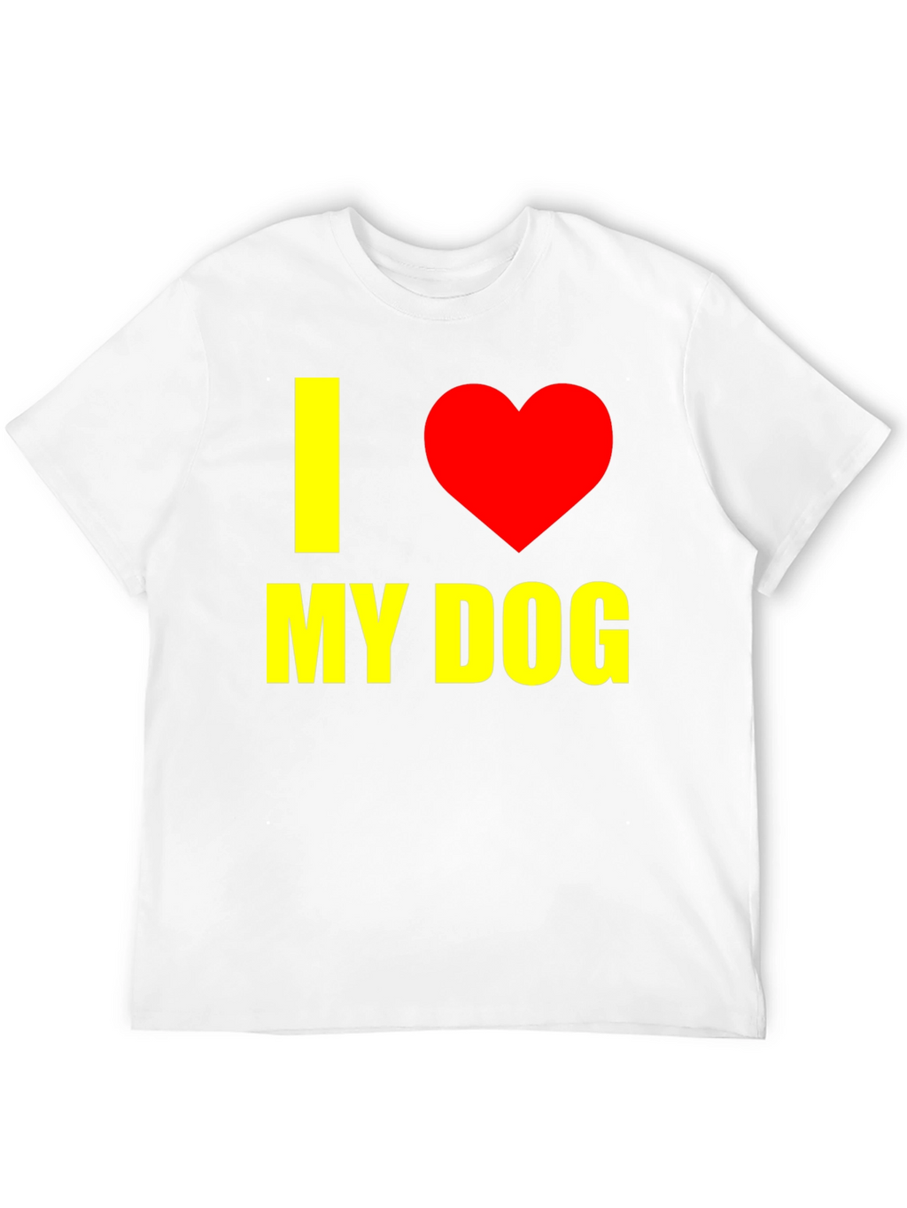 I Heart My Dog Graphic T-Shirt - Black
