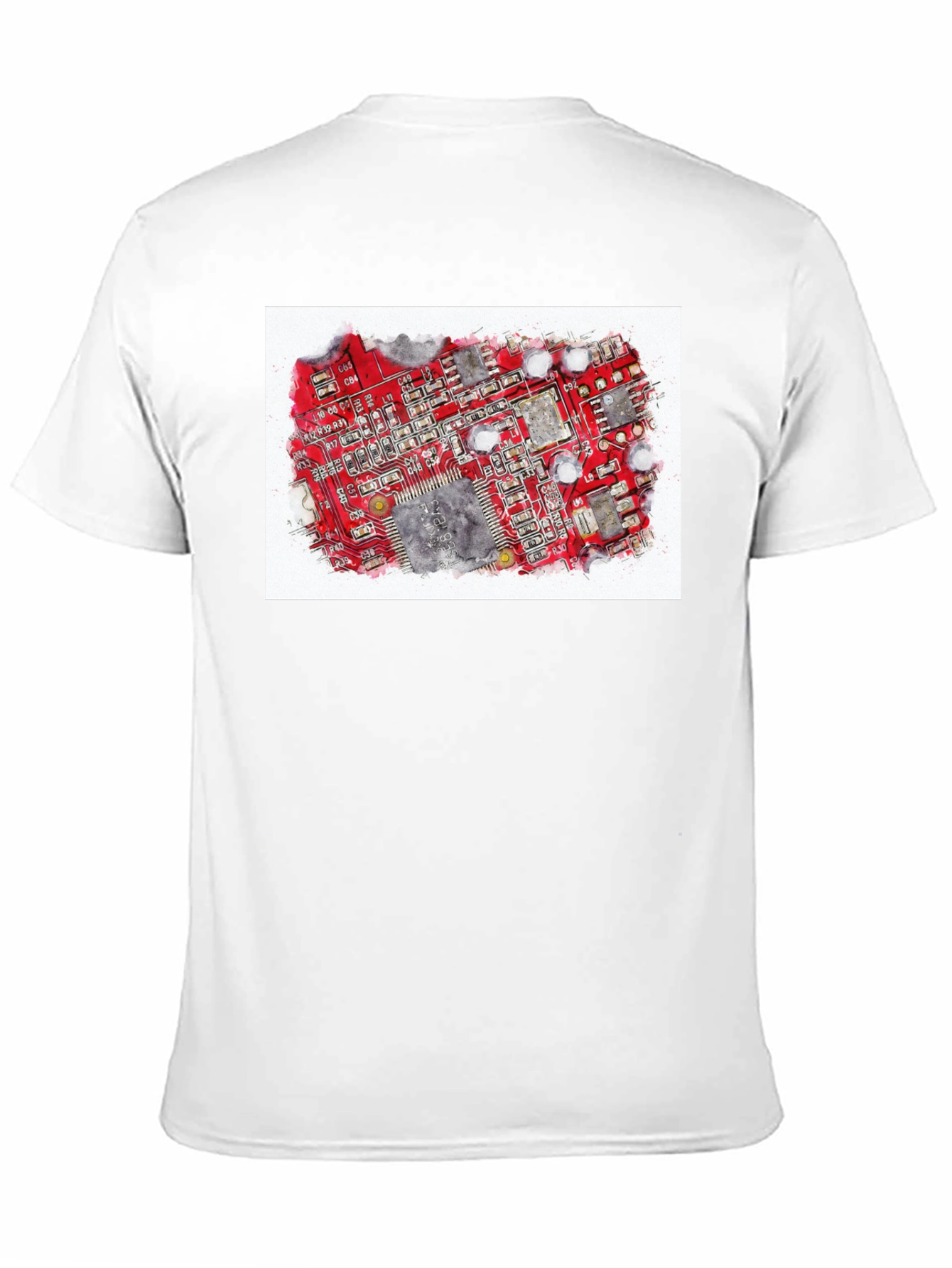 Circuit Board Graphic T-Shirt - Tech Enthusiast Tee